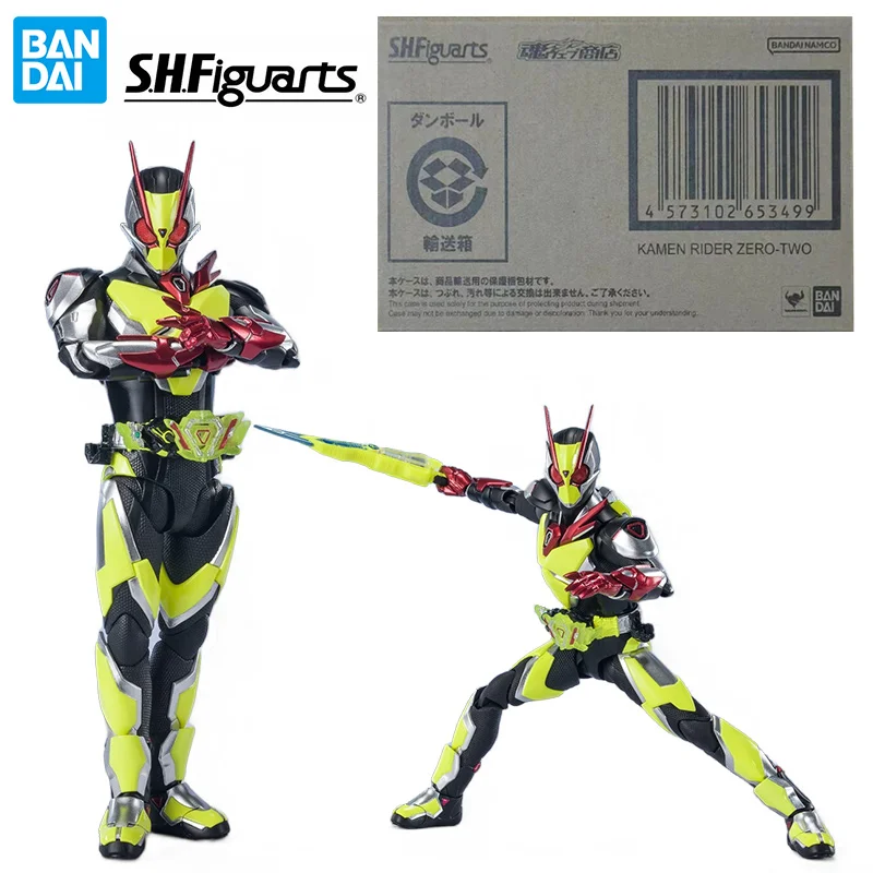 Bandai S.H.Figuarts SHF Kamen Rider Zero-Two 16Cm Anime Original Action Figure Model Children's Toy Birthday Gift Collection