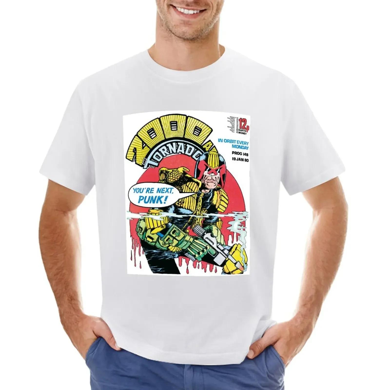 

Judge Dredd, dredd, police, mega-city, mega city, mega-city one, cover,punk, matt wagner, 2000, joseph dredd, judge deat T-shirt