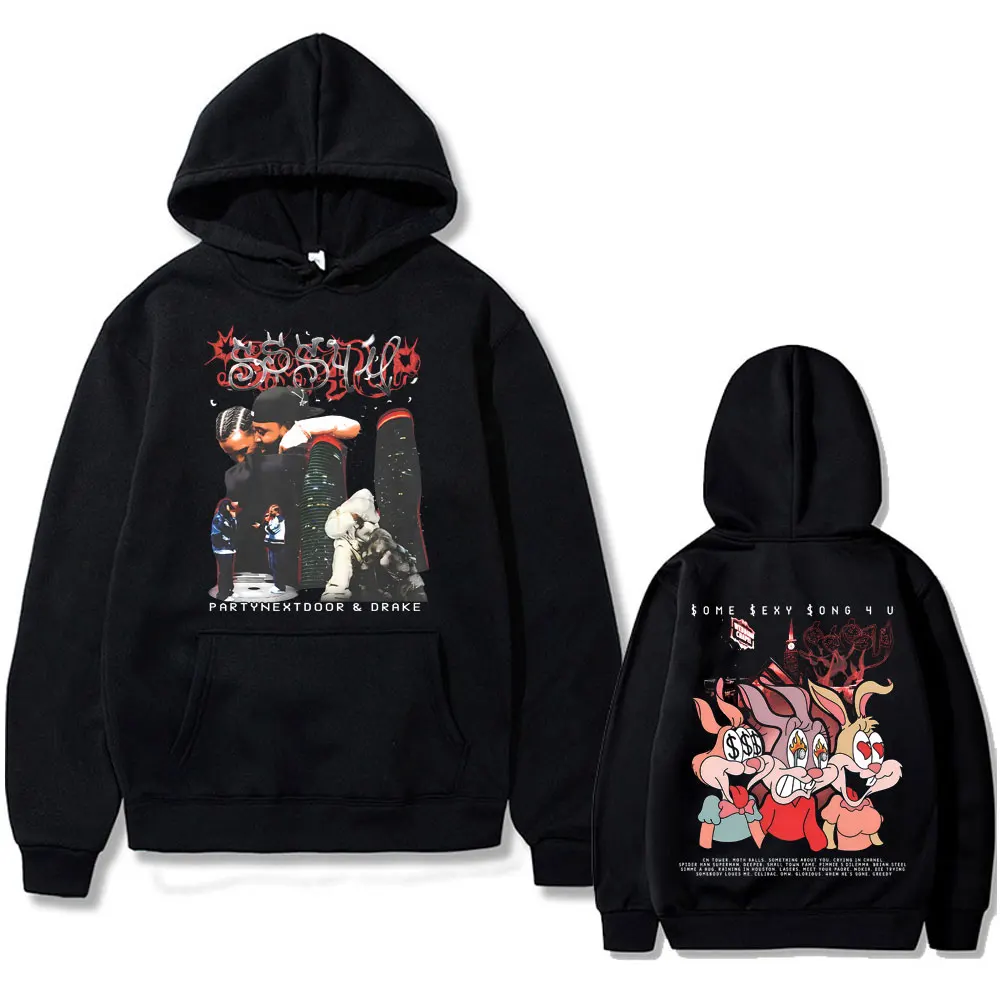 

Rapper Drake & PARTYNEXTDOOR Some Sexy Songs 4 U SSS4U 2025 Graphic Hoodie Men Women Fashion Hip Hop Oversized Pullover Hoodies