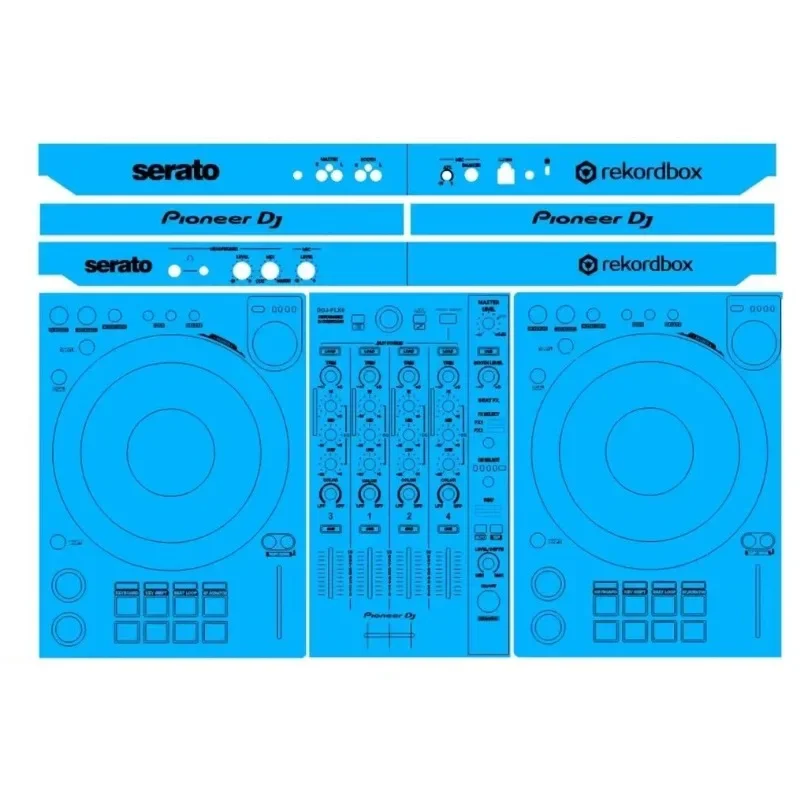 

Защитная пленка для контроллера Pioneer DDJ-SR2/FLX6 — цветная виниловая пленка с защитой от царапин на заказ (прецизионная резка/в наличии/не машины)