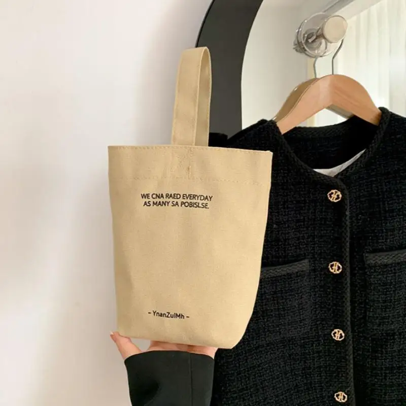 

Simple Casual Handbags Canvas Shoulder Crossbody Bags Large Capacity Shopper Bag Letters Shoulder Crossbody Bags Purse
