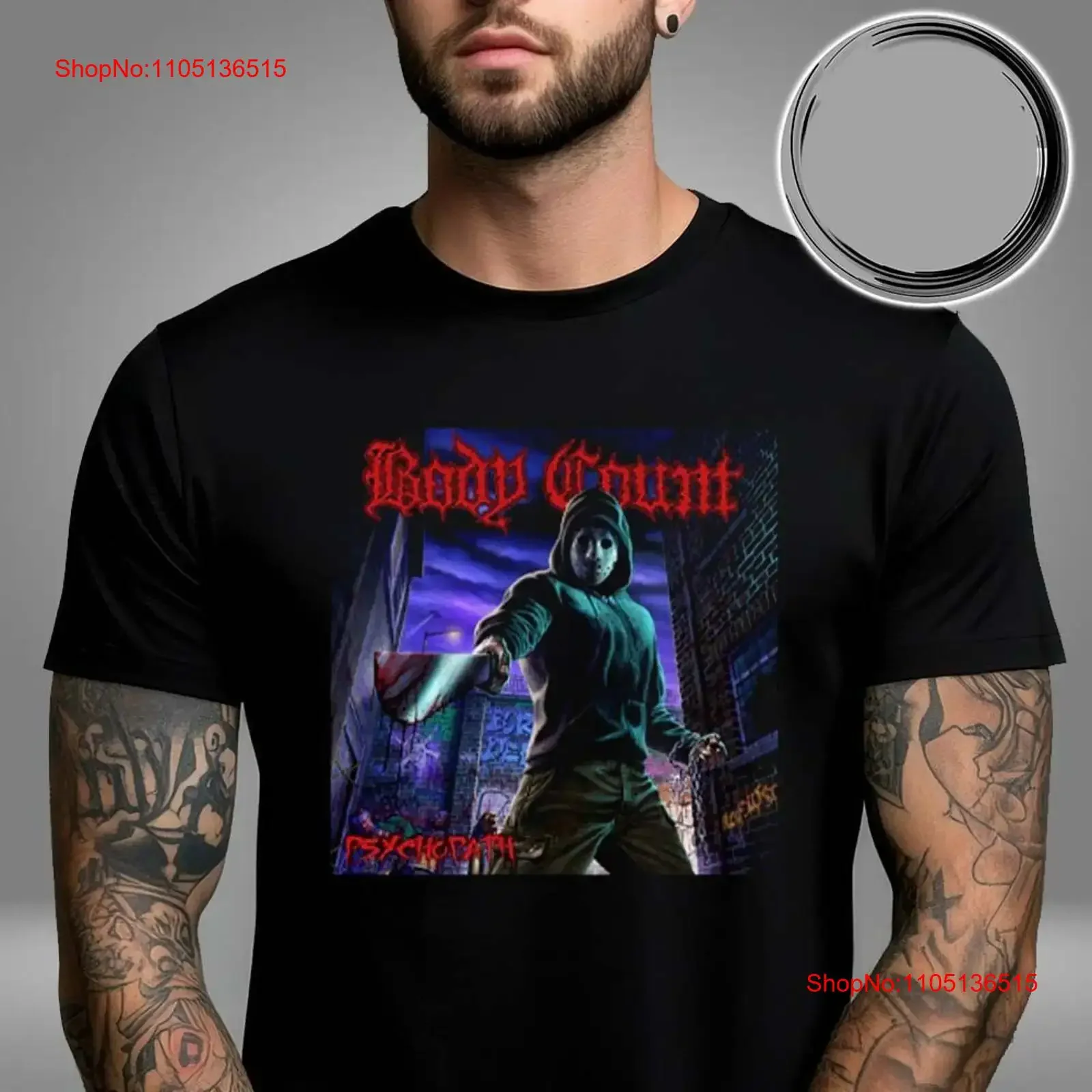 Body 2025 Count Psychopath Album Cover T Shirt All Size S 4XL Fan  vintage Washed Stylish Versatile Unisex streetwear graphic