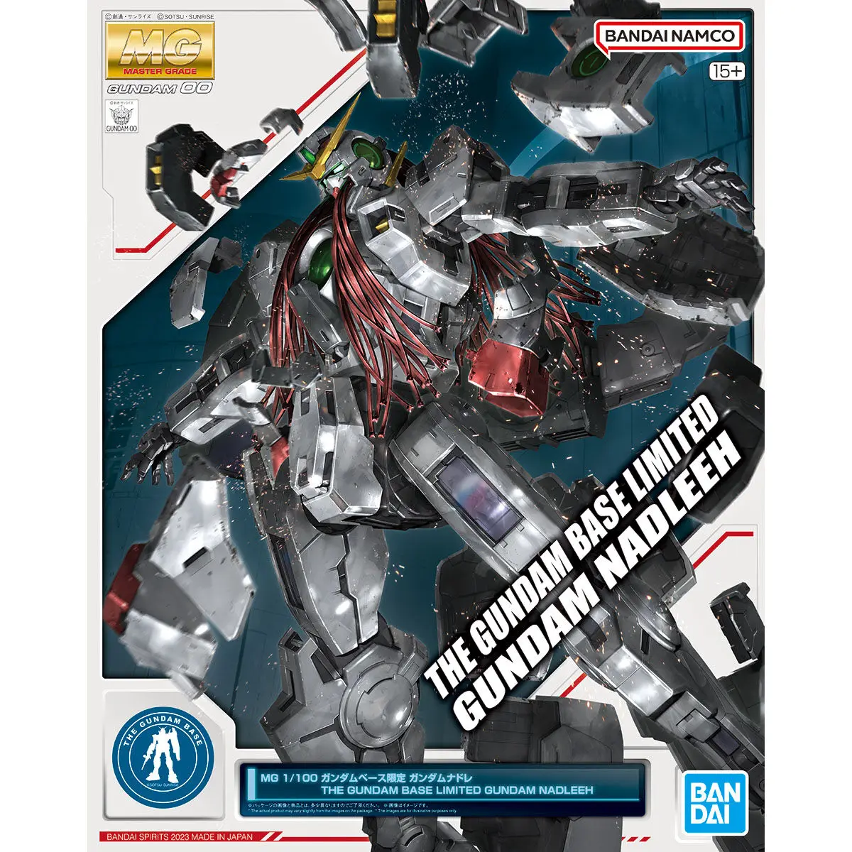 Bandai Original Model Kit Anime MG THE GUNDAM BASE LIMITED GUNDAM NADLEEH Anime Action Figure Assembly Model Toys Collectible