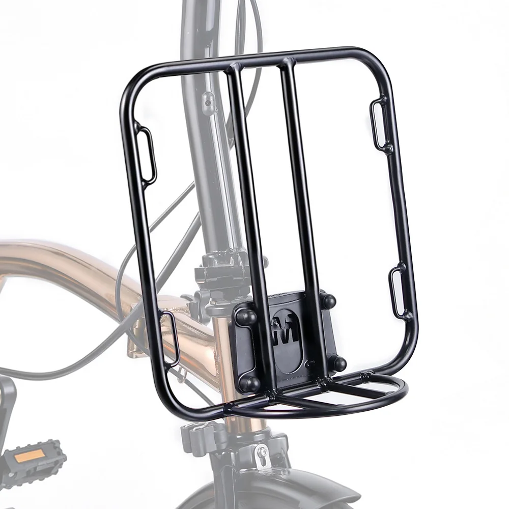 AliExpress NEWBOLER 2026 New modelAluminum Alloy Front Rack for Brompton Bike Bag Front Lightweight Shelf Luggage Rack Bicycle Accessories