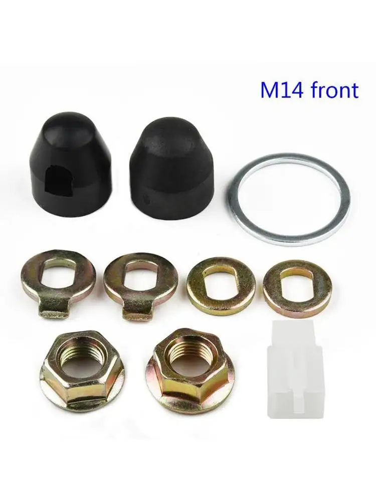 AliExpress ALLTOO E-Bike Hub Motor Axle M12/M14 Lock Nut & Lock Washer & Spacer & Nut Cover 12/14mm Shaft 500W-5000W Motors Electric Bicycle Parts