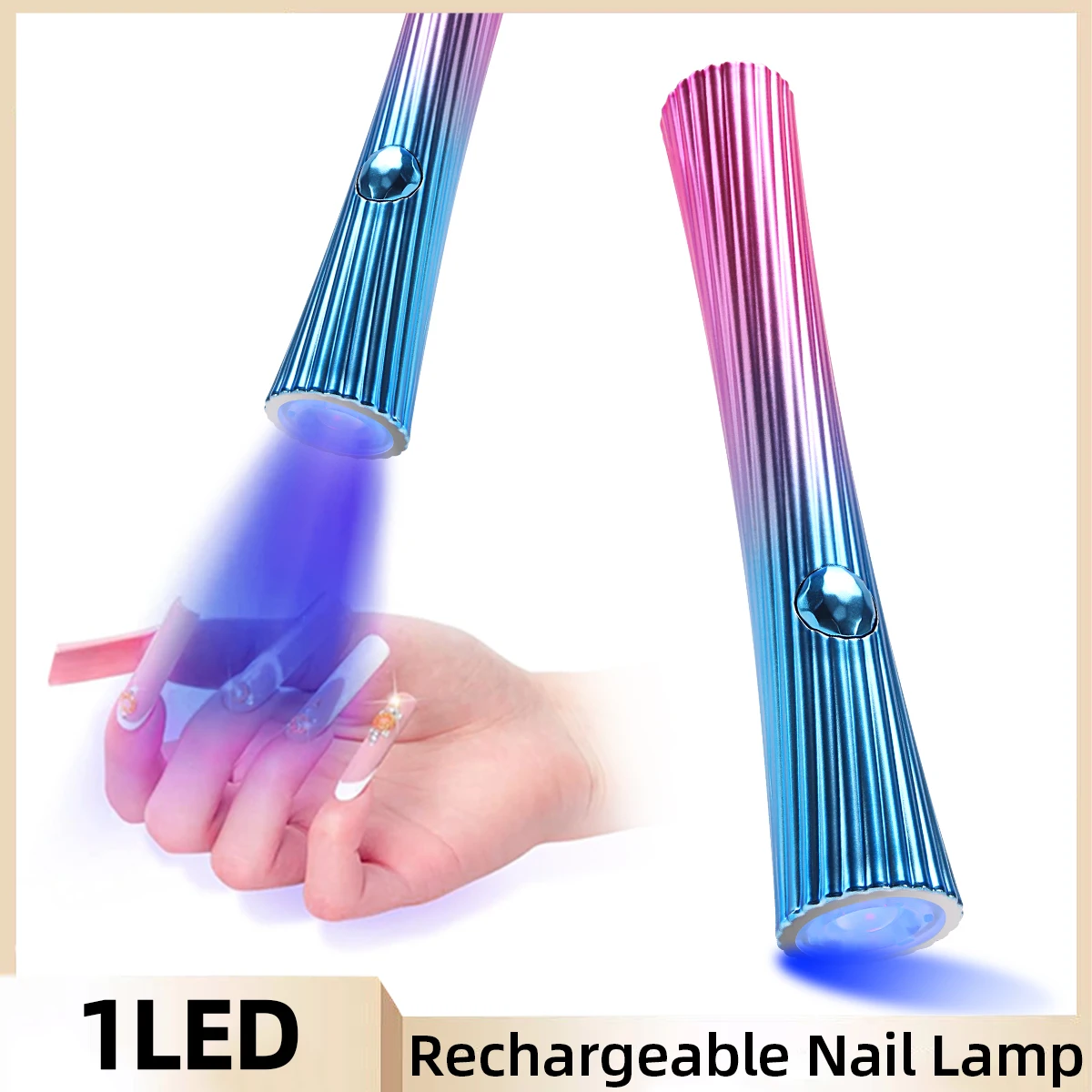 Mini lámpara portátil de secado rápido para uñas, lámpara UV LED para curar todos los esmaltes de Gel, recargable por USB, herramientas de salón para el hogar