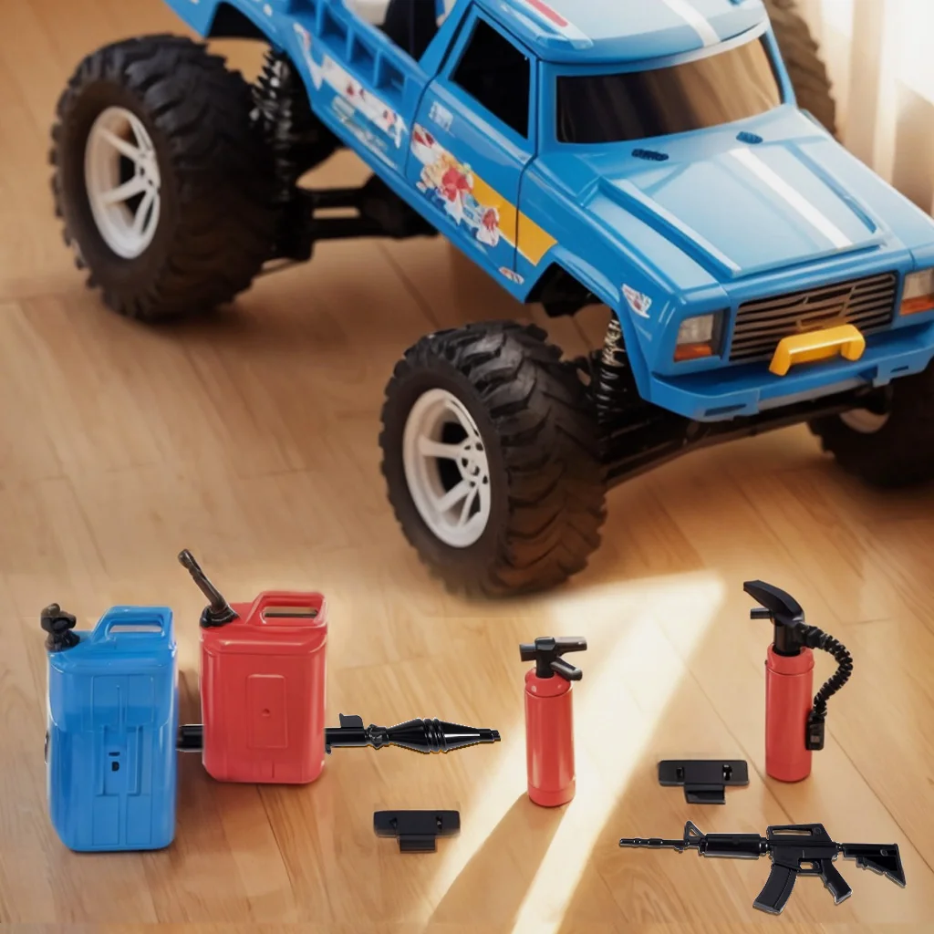 Austarhobby peças de decoração de carro rc, pá de tambor de óleo, decoração compatível com scx10 axail d90 rc crawler car