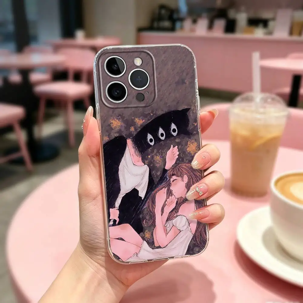 

G-Goodnight P-Punpun Phone Case For iPhone17,16,15,14,13,12,11 Plus,Pro Max Soft Transparent Cover