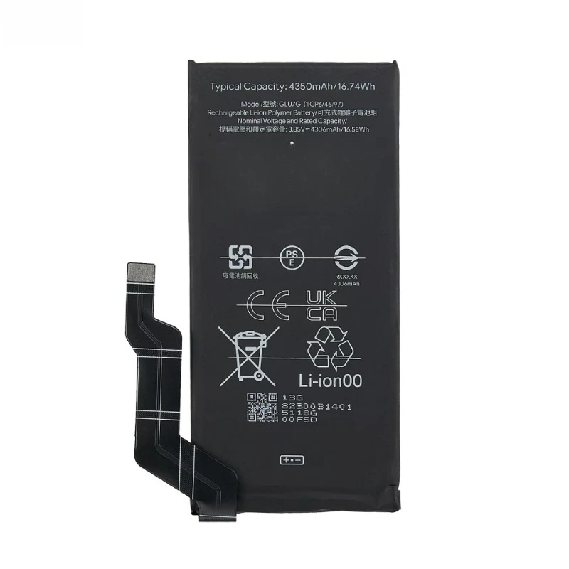 4350mAh GLU7G Replacement Battery For HTC Google Pixel 6A Mobile Phone Batteries