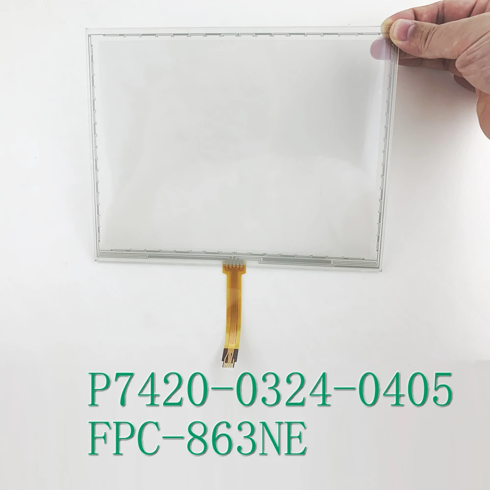 Touch Glass For PH41230101 REV.B P7420-0324-0405 FPC-863NE Replacement for Machine repair.