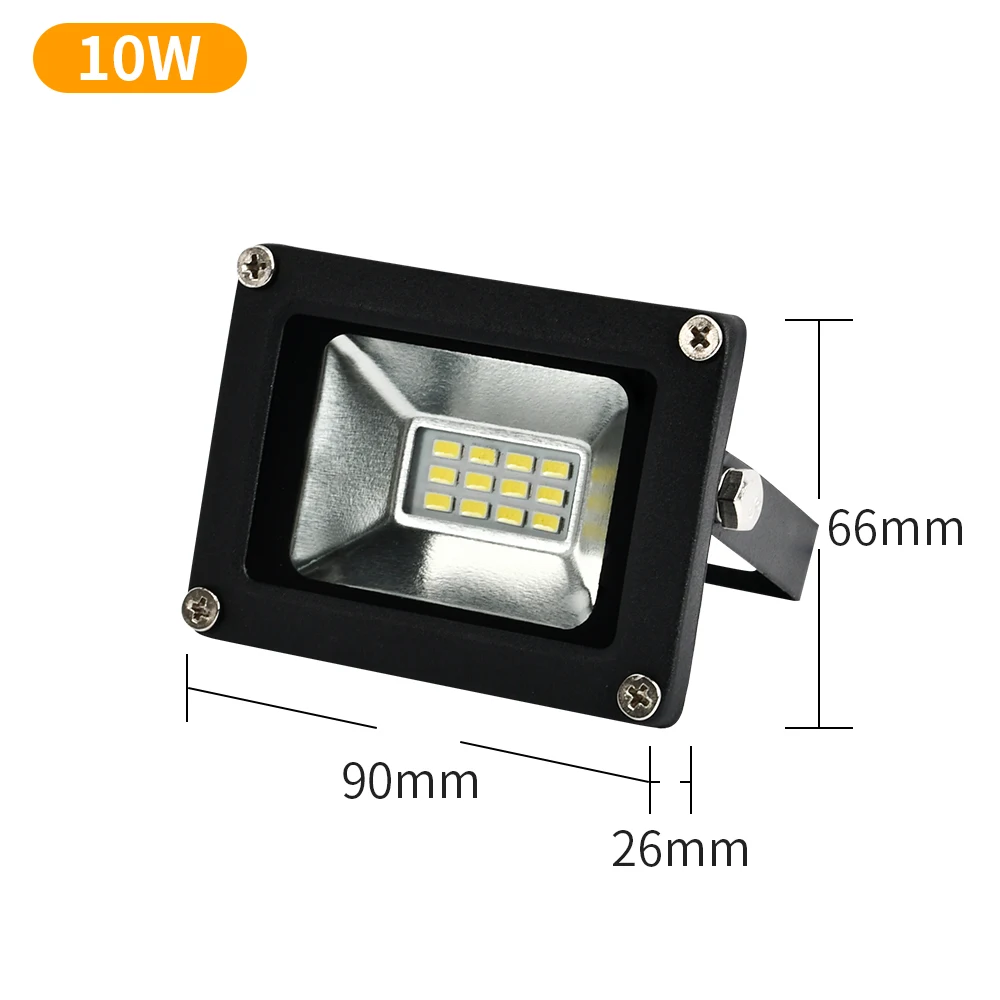 LED Flood Light 10W 20W 110V/220V Floodlights Lamp Waterproof IP65 Whgite Reflector Led Exterior Outdoor Spotlight