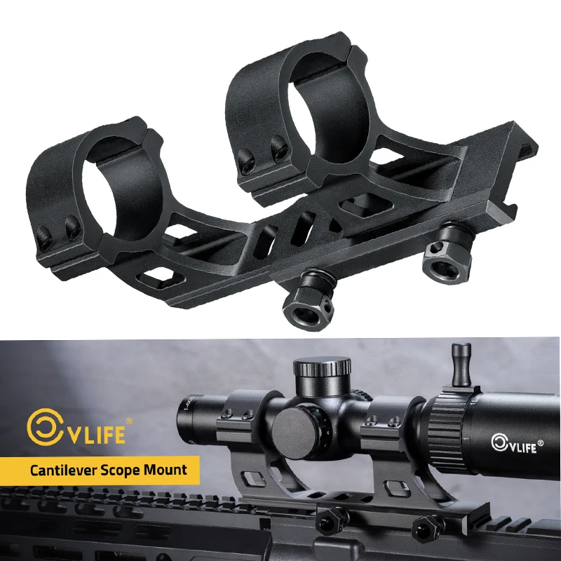 

MIDTEN Offset Cantilever Scope Mount Lightweight 30mm Tube Optics Dual Rings Mounting Kit for Picatinny Rail