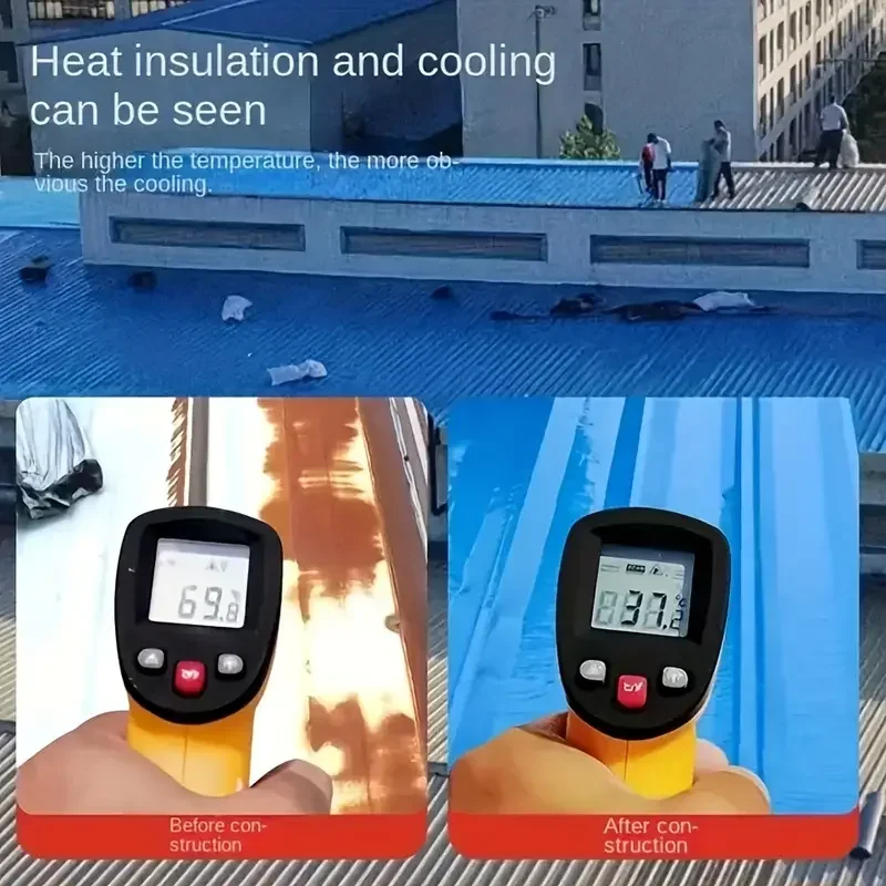 5 Meters Roof Waterproof Tape Waterproof Material Suitable for Metal Surfaces Roofs and Iron Sheets To Prevent Water Leakage