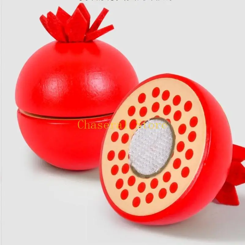 Corte verduras fruta madera E7CE Fingir para jugar Toy Simulation Kitchen Montessor