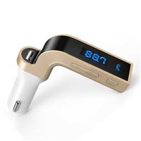 Car FM Transmitter Bluetooth-compatible Wireless Handsfree Audio Receiver Auto MP3 Player USB Fast Charger Car Styling Accessory