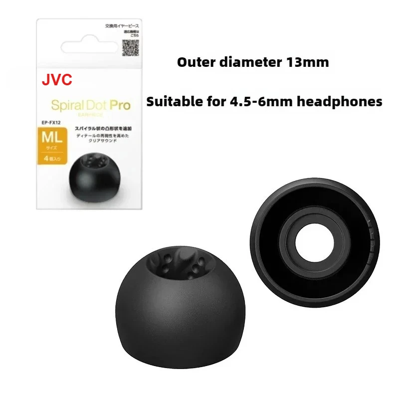 CHENYIQING JVC EP-FX12 Spiral Silicone Ear Tips 6