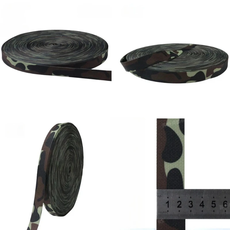 

1m Long 900D Ukrainian Oak Camouflage Webbing Suitable for Bags Tactical Vests and MOLLE Hunting Accessories Sewing DIY