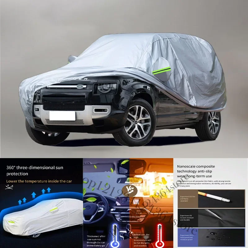 

For Land rover Defender Auto Anti snow Anti dust Anti-uv Anti peeling paint And Anti Rainwater 210t car cover Car cover