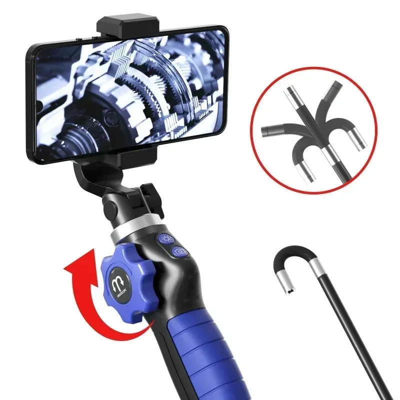 6mm steering endoscope, 2-meter/3-meter extended auto repair tube, high-definition endoscope, engine accumulator valve