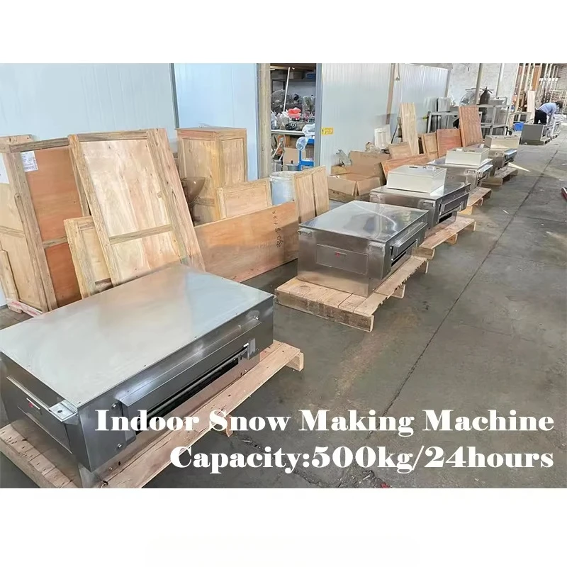 500kg/24h Commercial Artificial Snow Falling Machine Equipment for Indoor Scenery Projects view 6