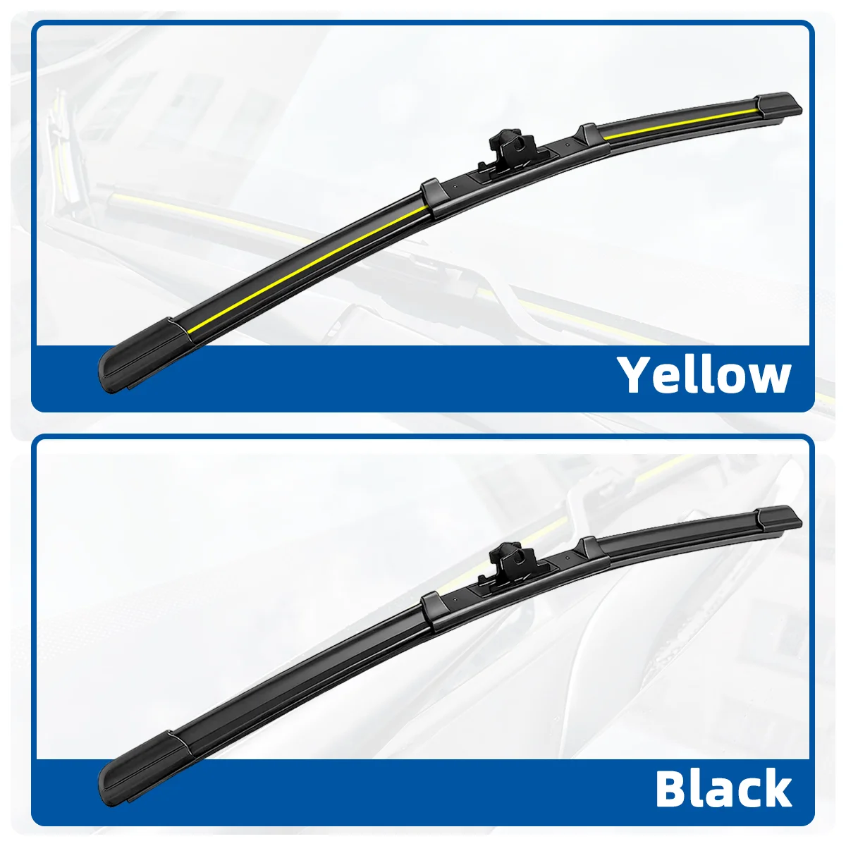 2pcs Front Windshield Wiper Fit For JAC J2 2013-2016 Car Wipers Blade Premium Accessorie Quiet Operation High Quality Rubber
