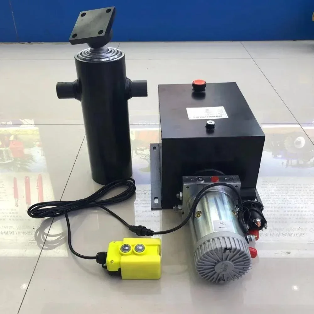 

plunger type cylinder custom dump hoist kits hydraulic tipping cylinder Hot sales