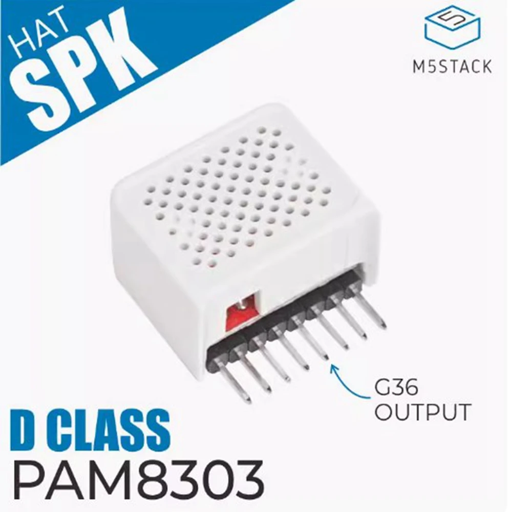 M5Stack Stick C-compatible speaker with built-in PAM8303 amplifier IC Can do MP4/MP3