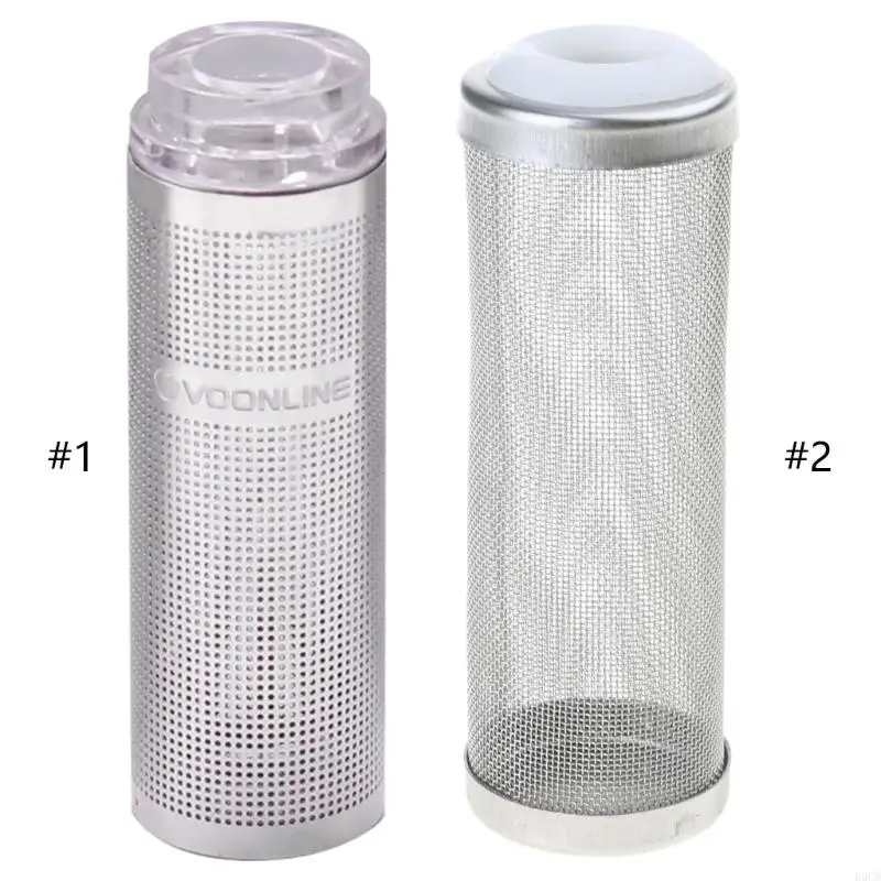 Bể cá E06B Bộ lọc đầu vào Phương tiện truyền thông Vỏ bảo vệ lưới nhỏ bằng thép không gỉ cho tôm