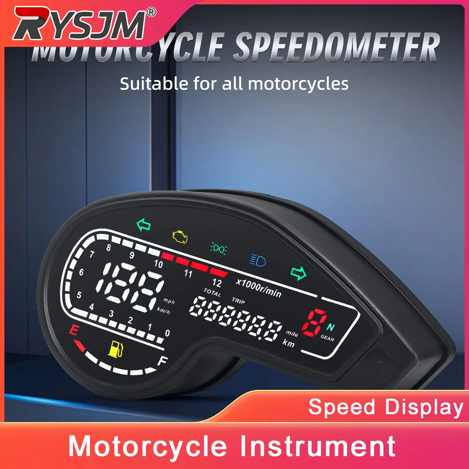 For Honda XR150 XR150 Motorcycle LED Digital Speedometer Odometer Gear Tachometer Assy Fuel Level Display Motorcycle Accessories