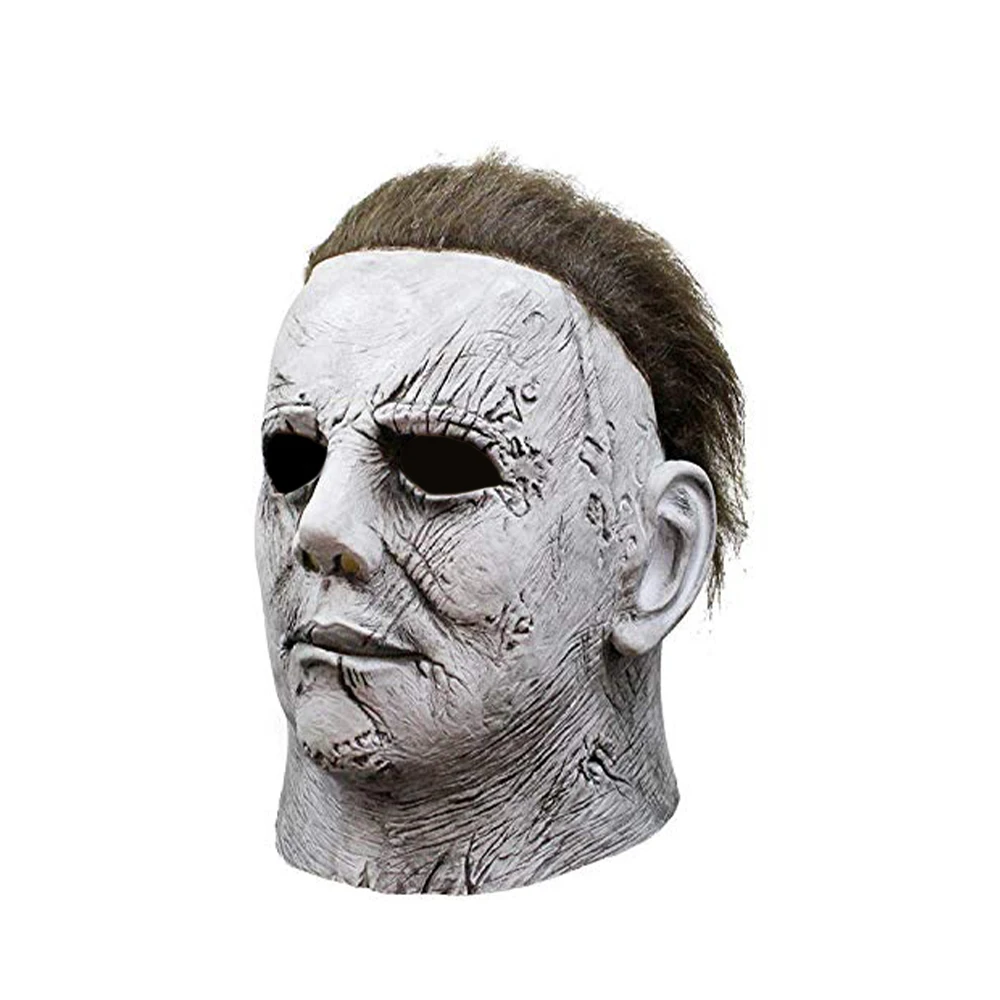 Halloween Michael Myers Cosplay Headwear masculino, adereços antiquados, assassino de terror, adereços de festa, coleção Halloween