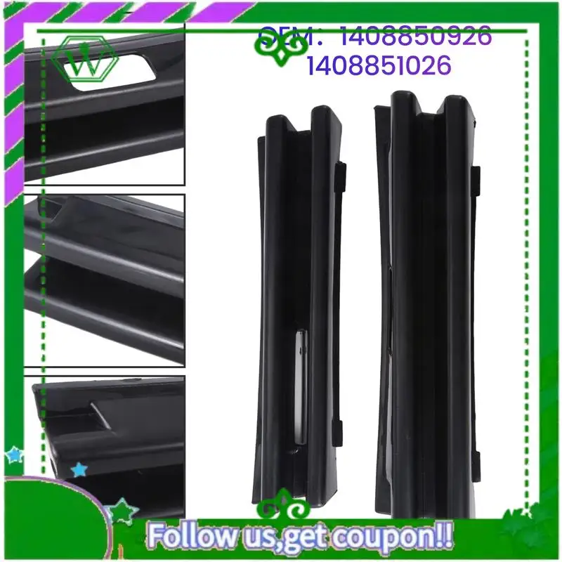 

AC34-автомобильные накладки на фаркоп переднего бампера, 1 пара, подходят для Mercedes-Benz S-Class W140 4-DOOR 1994-1998 1408850926 1408851026