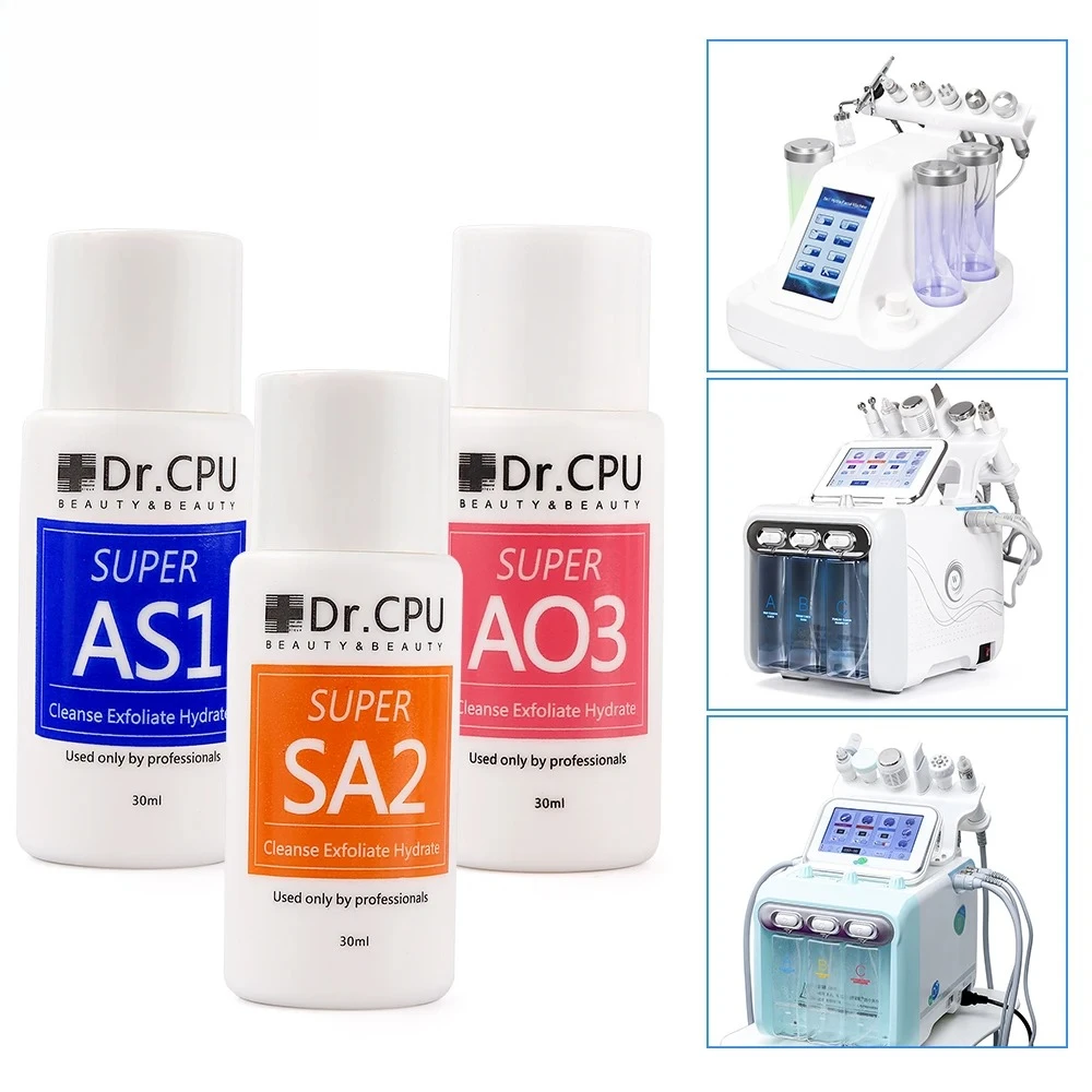 

3 pcs Aqua Peeling Solution Serum For Hydro Dermabrasion Beauty Machine Skin Face Facial Deep Clean Essence Product