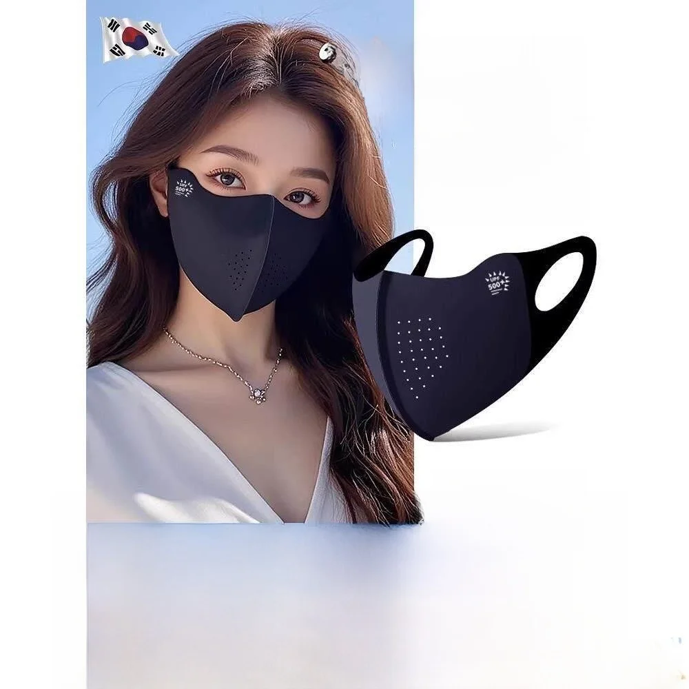 

Women's Sunscreen Ice Silk Cycling Mask Breathable High Aesthetic Value 2026 New Model UV Protection Face Shield