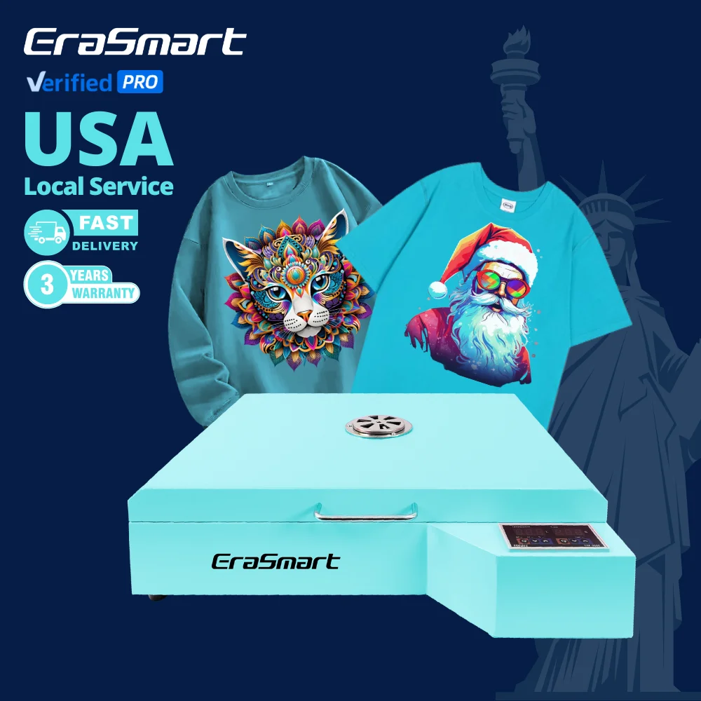 EraSmart оптовая цена DTF Transfer A3 24-дюймовая сушильная машина для нагрева и отверждения, духовка DTF для принтера DTF