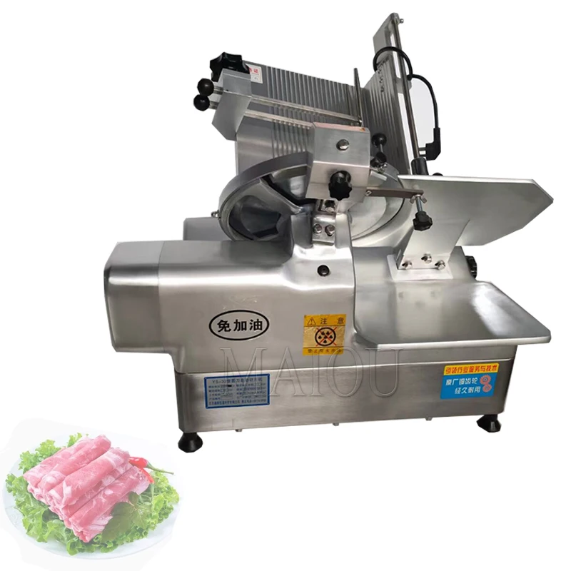 

Automatic Meat Planer Frozen Beef Slicer Ham Lamb Roll Slicing Machine Single Roll And Double Roll Cutting Meat Maker