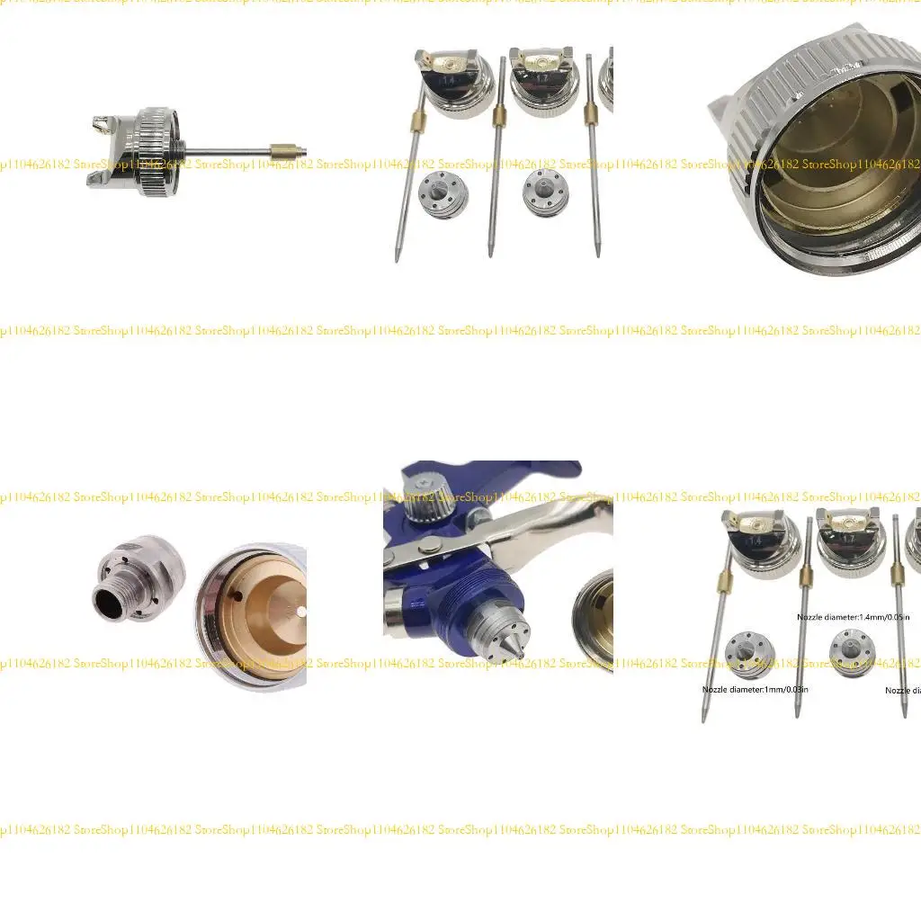 

Q2Q4 3 Pieces H-827 1.4 Mm/1.7mm/2.0mm Nozzle Replacement for Painting for Cars Automotive Paint