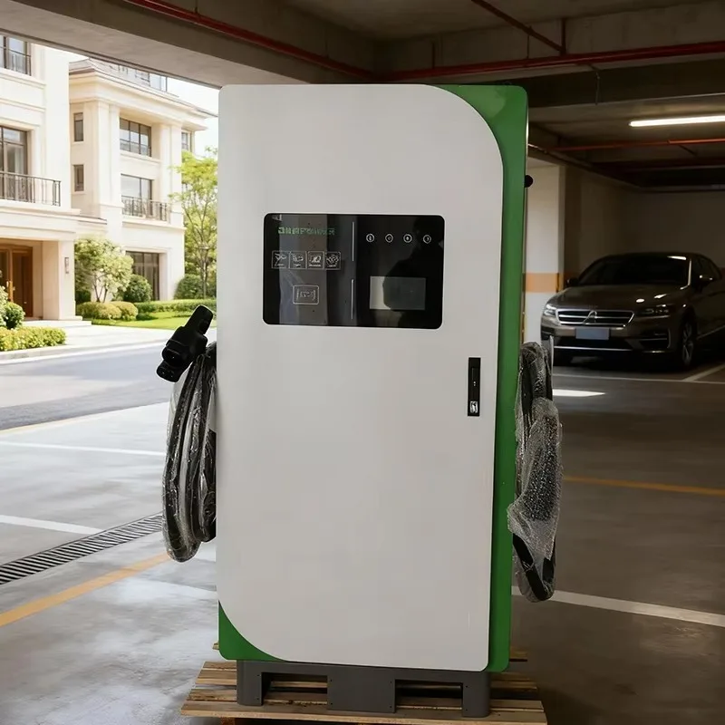AC DC Car Charging Station 20KW 30KW Intelligent EV Charger Portable Electric Car Wifi APP Charging Wallbox Post