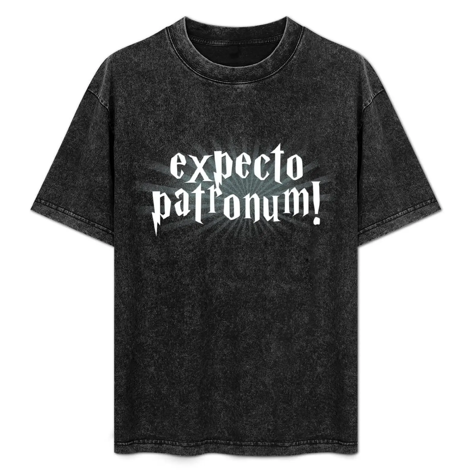 

expecto patronum hallows T-Shirt anime figures anime tshirt blue archive hippie clothes mens champion t shirts