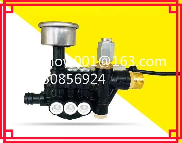 Compass car high pressure car washing machine, accessories swash plate pump, headband pressure gauge pump cover assembly