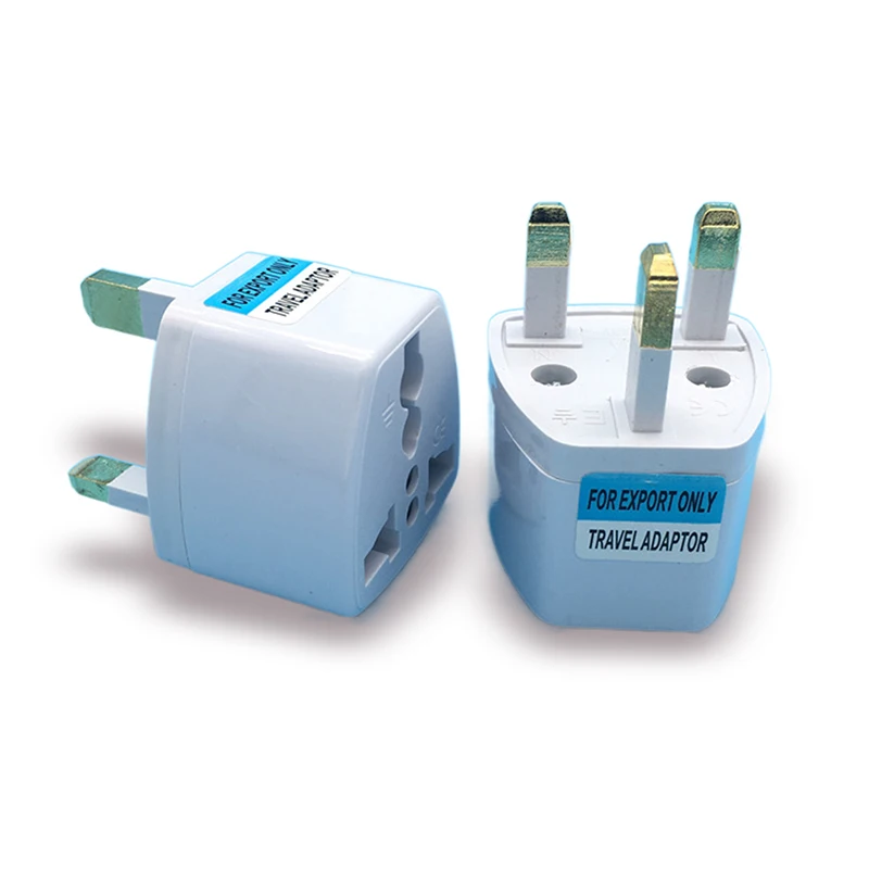 UK/HK Travel Adapter Plug - 10A 250V British Standard Socket for Singapore, Malaysia & Macau, Universal Converter