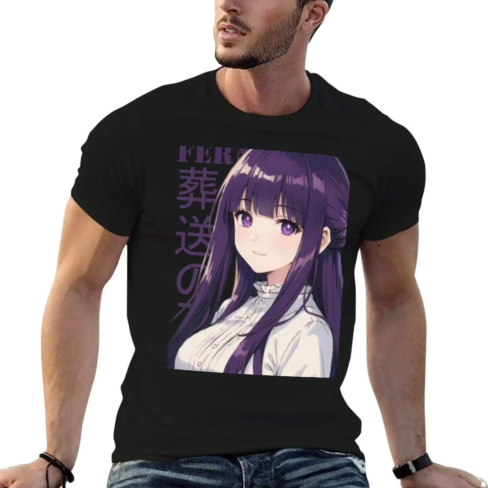 

Fern - Sousou no Frieren T-Shirt t shirt for man 100 percent cotton man t shirts for men casual g man t shirts for men T-Shirt