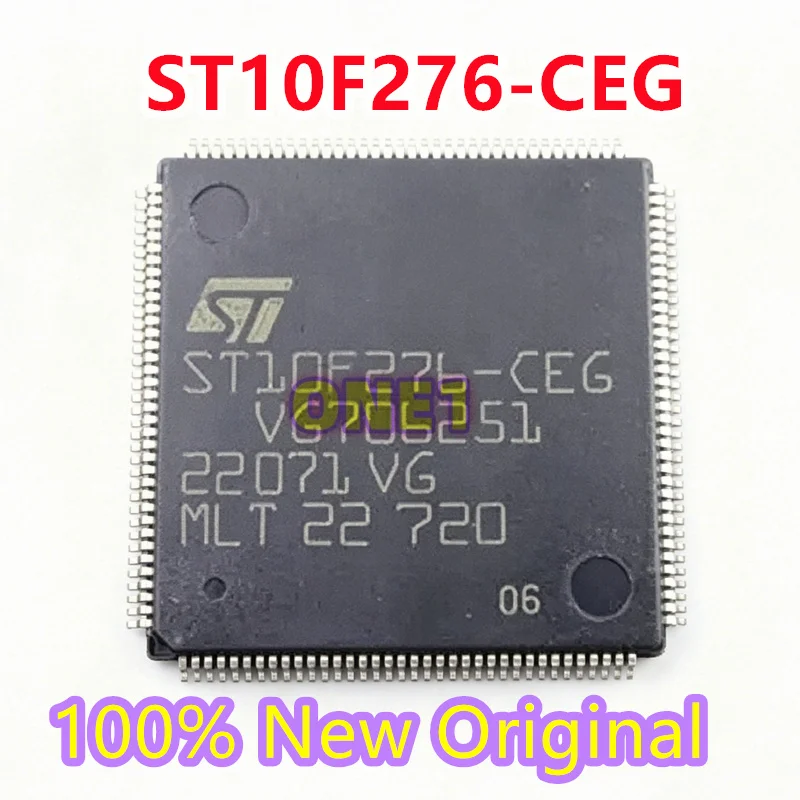 Nouvelle puce CPU fragile d'origine ST10F276-CEG TQFP-144, couramment utilisée dans les cartes informatiques automobiles