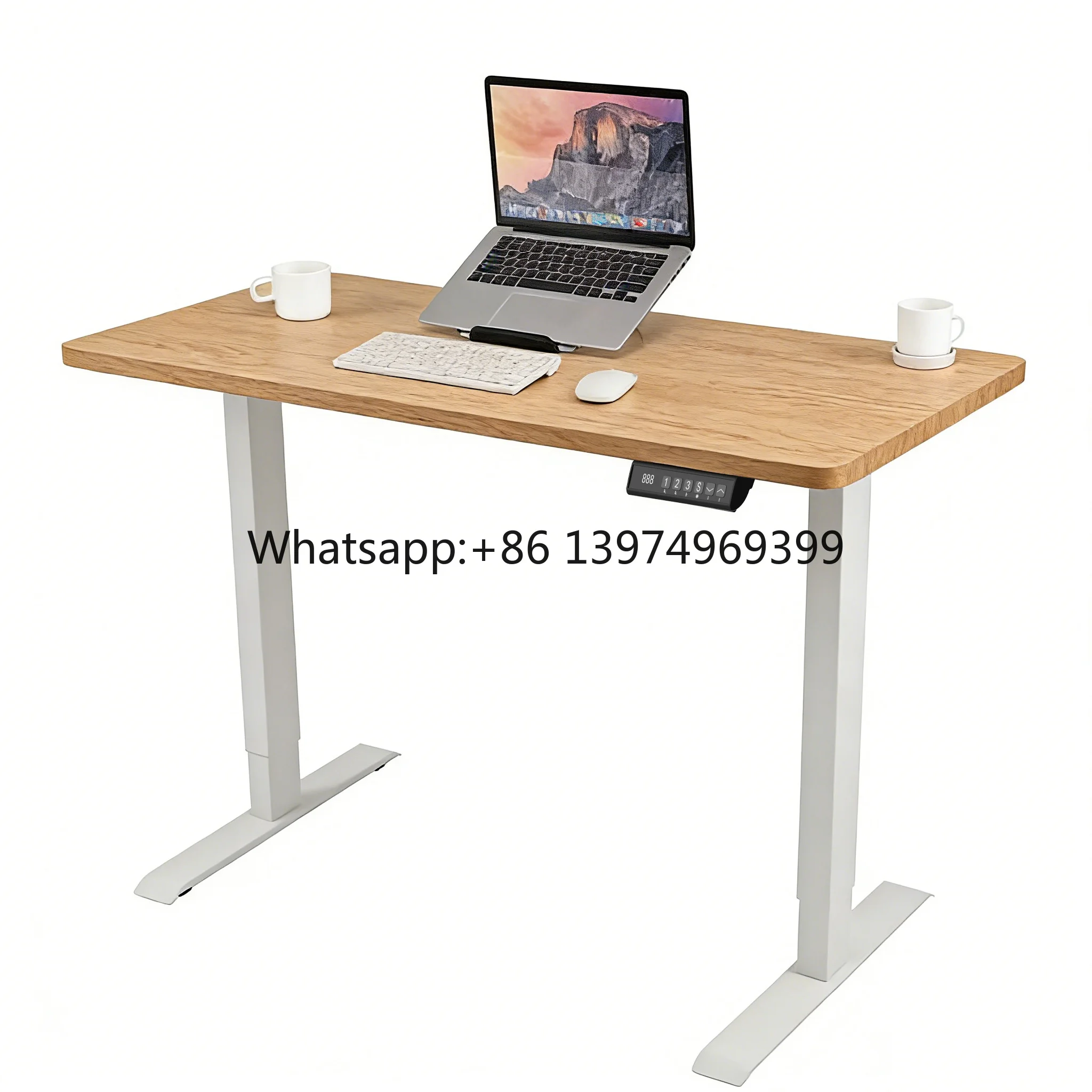 20% Discount Smart Desk with Height Adjustment Sit Stand Desk Frame with Anti-Collision Feature Scrivania Da Ufficio Ergonomica