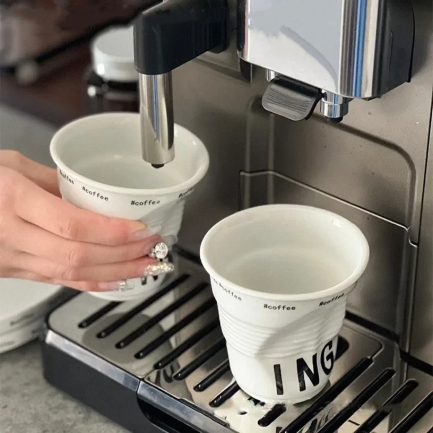

Ins Style Irregular Ceramic Mug Hand-pinch Coffee Cup Mugs Funny Glass Drinking Glasses Kawaii Cup Dessert Plate Mugs Coffee Cup
