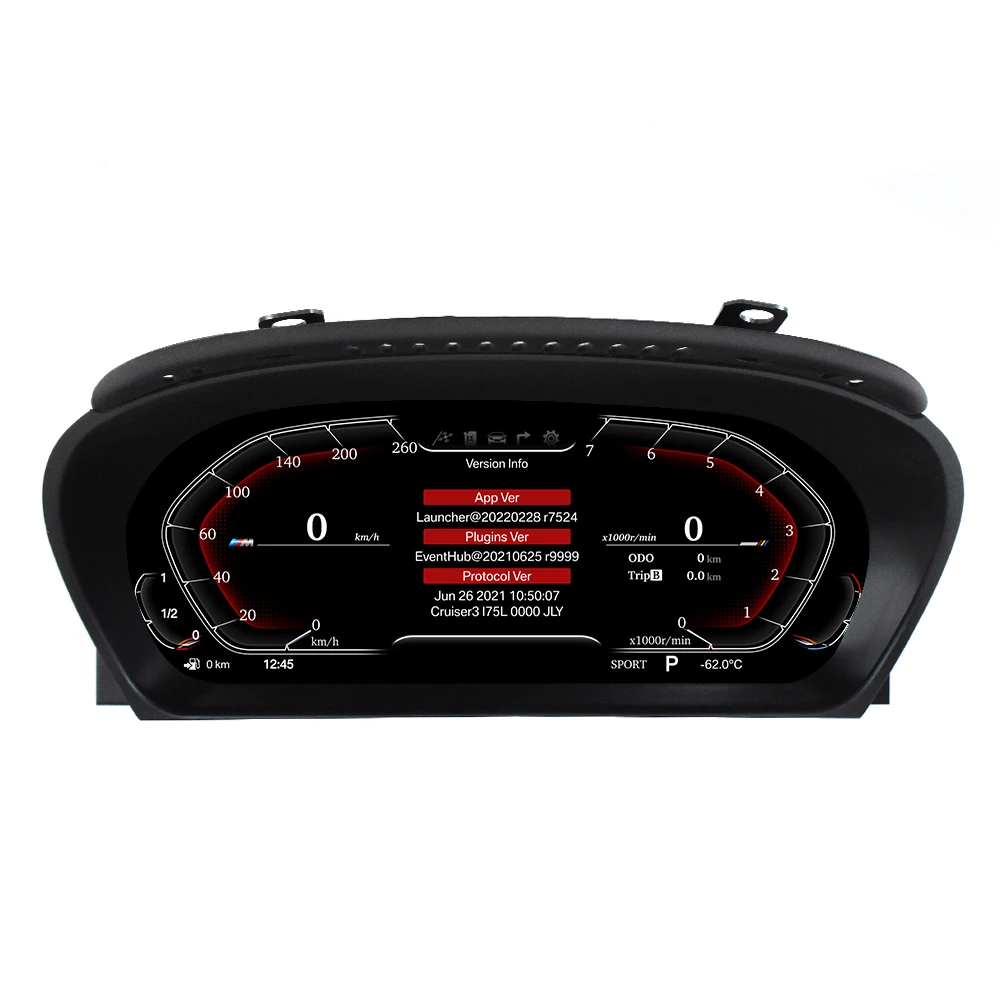 

For BMW 5 Series E60 E61 E63 E64 2004-2009 instrument panel Car Instrument Cluster 12.3inch LCD Screen Panel