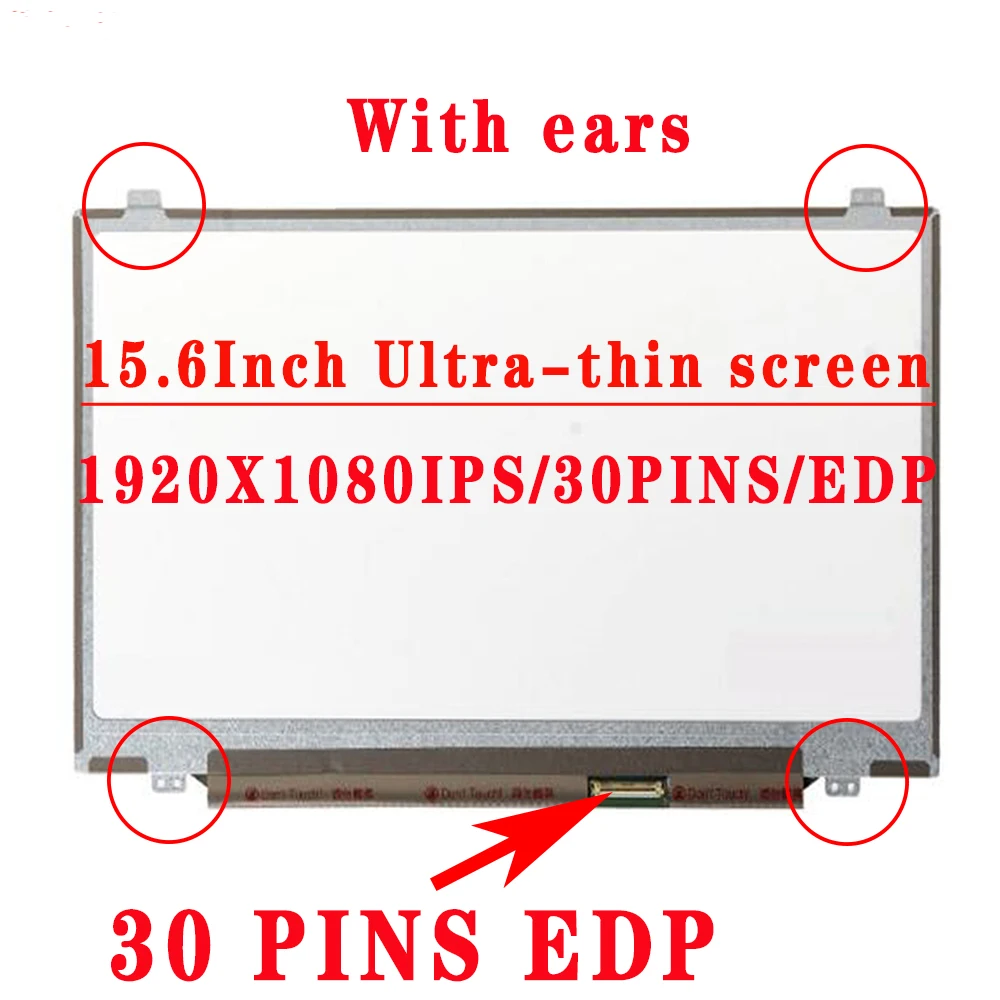 

15,6-дюймовый ЖК-экран 1920x1080 IPS, 30 контактов, 60 Гц, B156HAN02.2 B156HAN04 B156HAN04.0 B156HAN04.1 B156HAN04.4 B156HAN06.1 B156HAN06.3