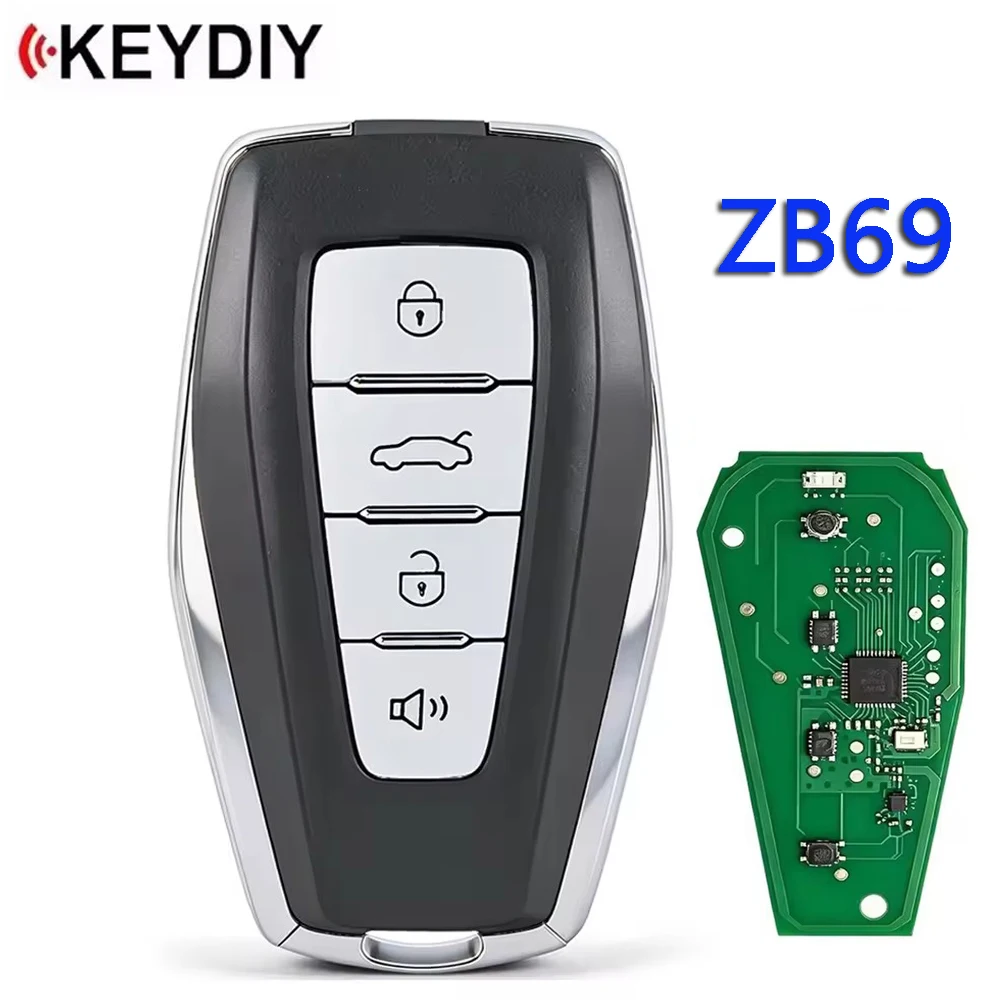 1 Piece KEYDIY ZB69-4 ZB69 Universal Smart Remote Key for Geely Emgrand X7 EX7 Coolray X6 Geometry C Emgrand UV GT GC9 Type