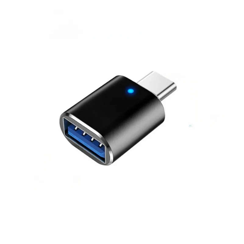 LED USB 3.0 Naar Type C Adapter OTG Naar USB C USB-A Naar Micro USB Type-C Vrouwelijke Connector Voor Samsung Xiaomi POCO Adapters