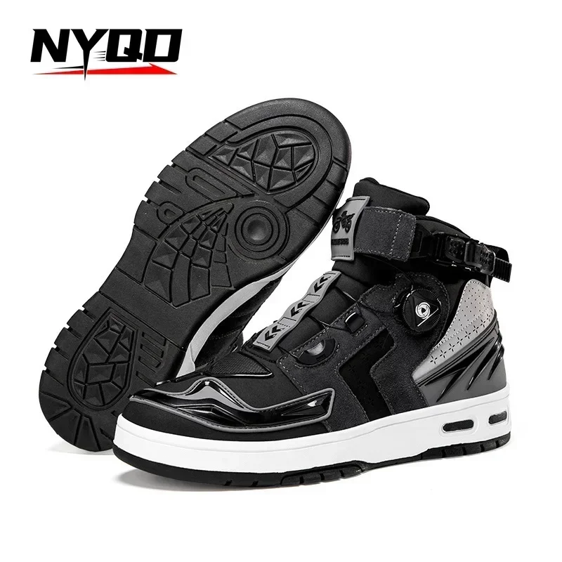 

Leisure Seasonal Motorcycle Riding Shoes Racing Off Road Motorcycle Travel Equipment Short Boots Botas Moto