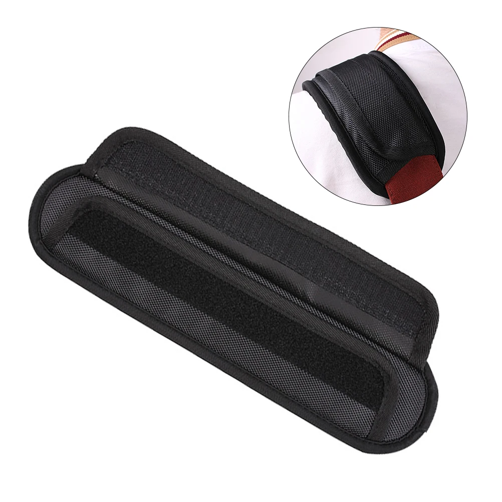 

Guitar Strap Shoulder Pad 8Cm Wide Anti-Slip For Acoustic Electric Bass Guitars Removable Cushion Support Black Fastening Tapes